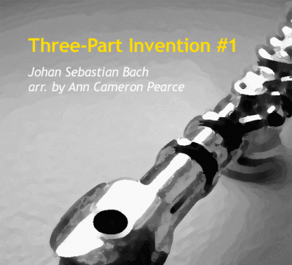 Three-Part Invention #1 for flute | ScoreVivo