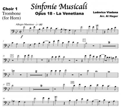 Sinfonie Musicali for brass | ScoreVivo