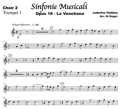 Sinfonie Musicali for brass | ScoreVivo