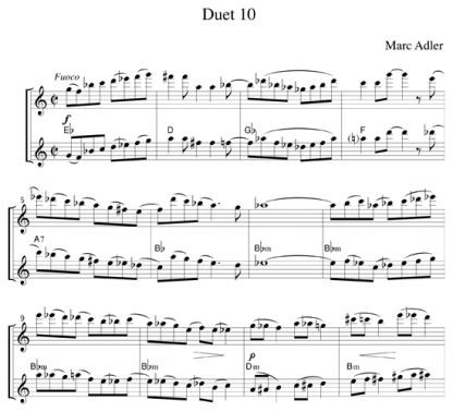 Jazz Duets for the Flute | ScoreVivo