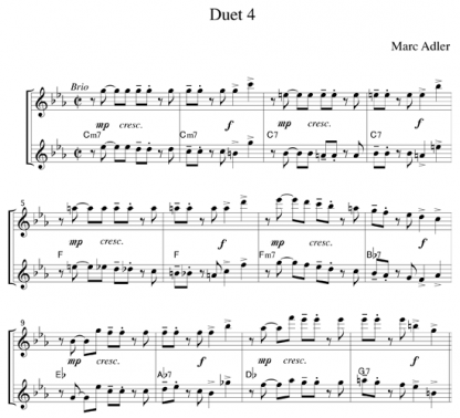 Jazz Duets for the Flute | ScoreVivo