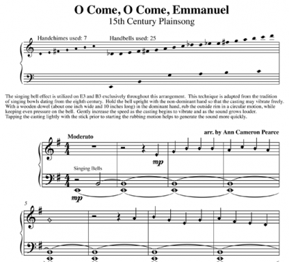 O Come, O Come, Emmanuel for handbells | ScoreVivo