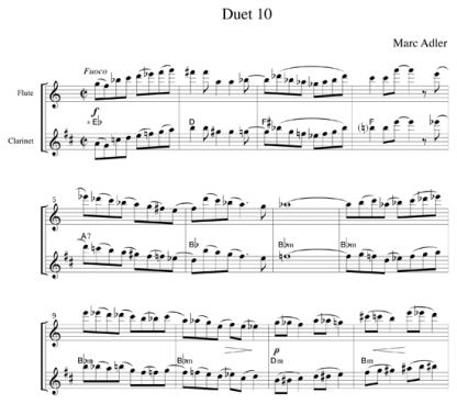 Jazz Duets for Flute and Clarinet | ScoreVivo