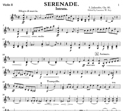 Serenade, Op 80 for flute and string orchestra | ScoreVivo