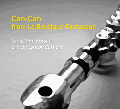 Can-Can from La Boutique Fantasque for flute ensemble | ScoreVivo