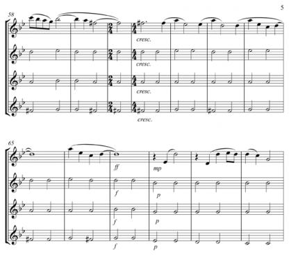 Springtime at Purchase for flute quartet | ScoreVivo