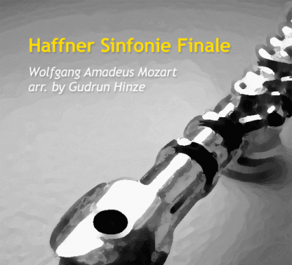 Haffner Sinfonie Finale for flute quintet | ScoreVivo
