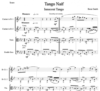 Terpsichorean Suite for clarinet, viola, and double bass | ScoreVivo