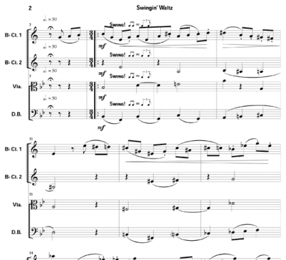 Terpsichorean Suite for clarinet, viola, and double bass | ScoreVivo