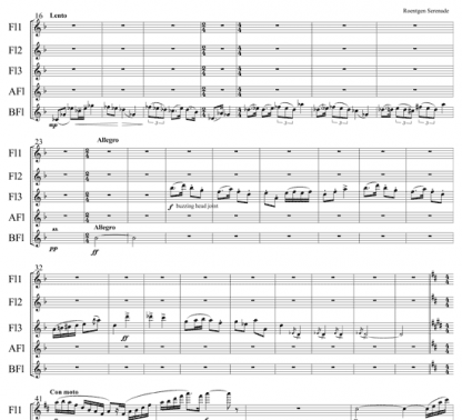 Serenade No 2 for flute quintet | ScoreVivo