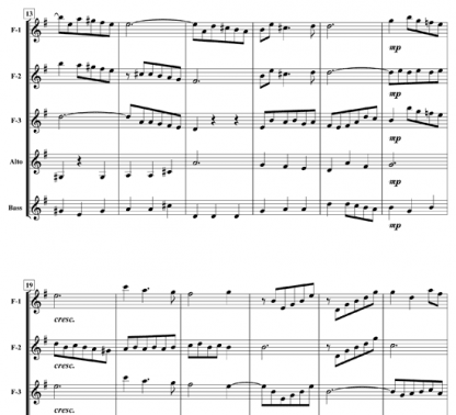 Aria: Bist du bei mir for flute quintet | ScoreVivo