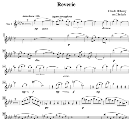 Reverie for flute quintet | ScoreVivo