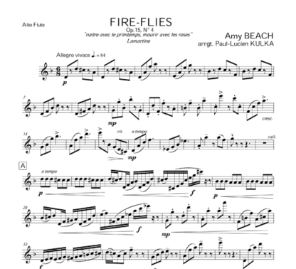 Fire-Flies for flute trio | ScoreVivo
