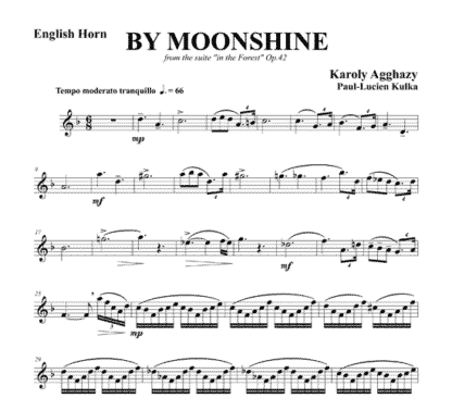 By Moonshine for flute and English horn duet | ScoreVivo