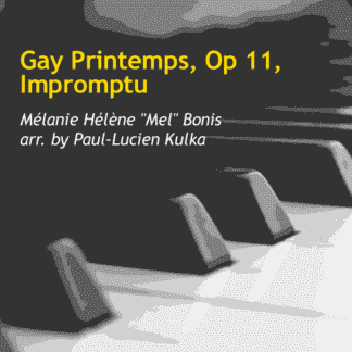 Gay Printemps Op 11 Impromptu