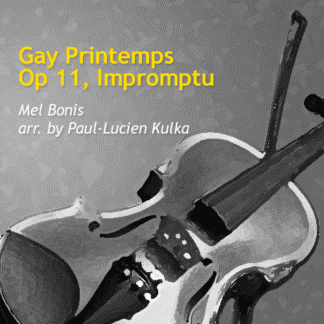 Gay Printemps Op 11 Impromptu