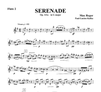 Serenade, Op 141a in G major for flute trio - Image 8