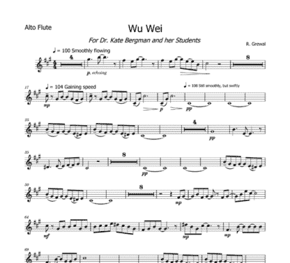 Wu Wei for flute sextet - Image 7