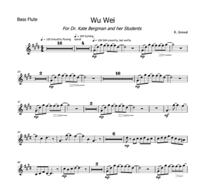 Wu Wei for flute sextet - Image 8