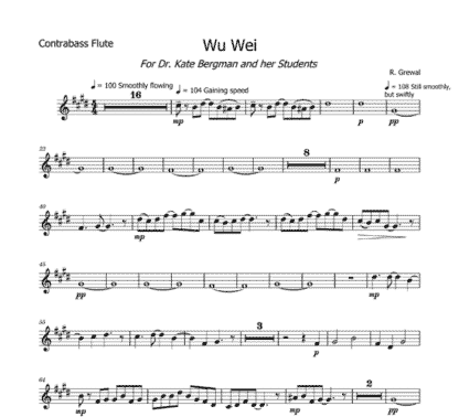 Wu Wei for flute sextet - Image 9