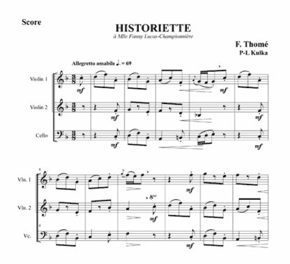 10 Pieces Enfantines En Trio for strings - Image 9